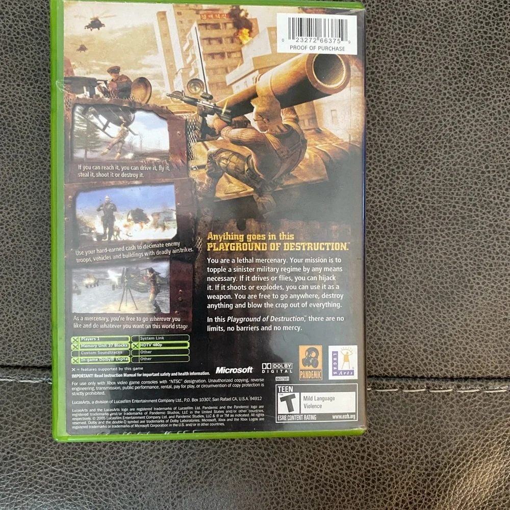 Mercenaries: Playground of Destruction (Microsoft Xbox, 2005)
